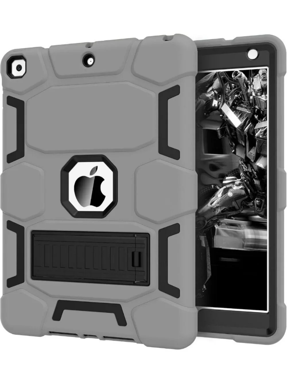 Heavy Duty Shockproof iPad 10.2 Inch Case with Kickstand - 9th/8th/7th Gen